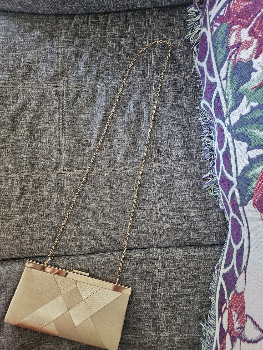 Jewel Badgley Mischka evening clutch